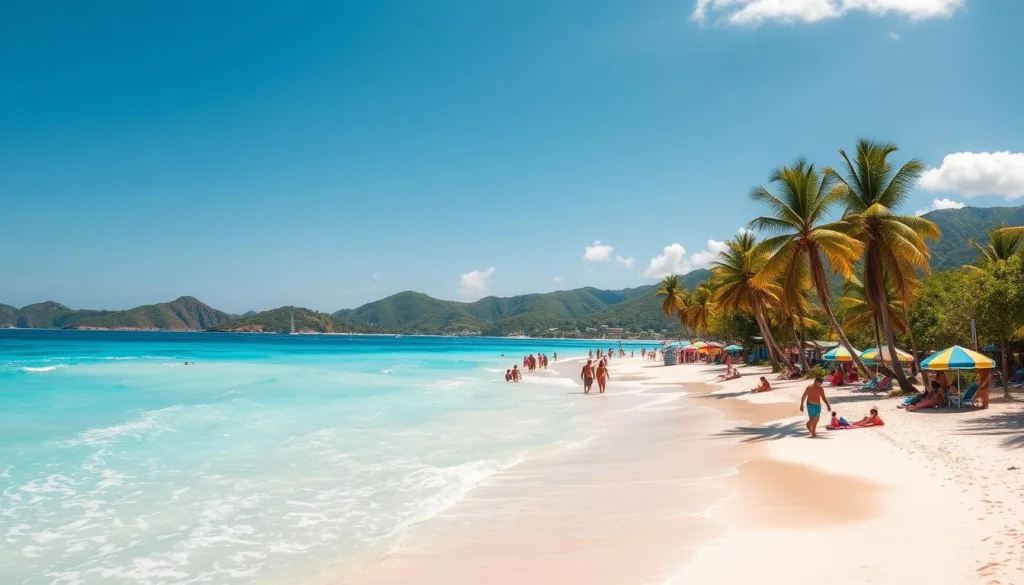 Cabbage Beach peak season