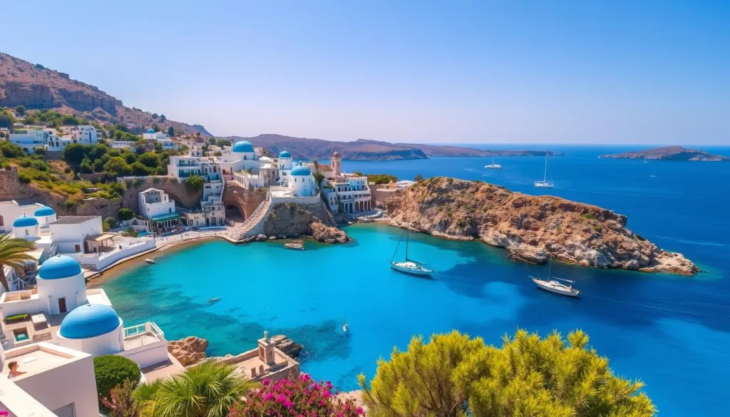 Greek island-hopping