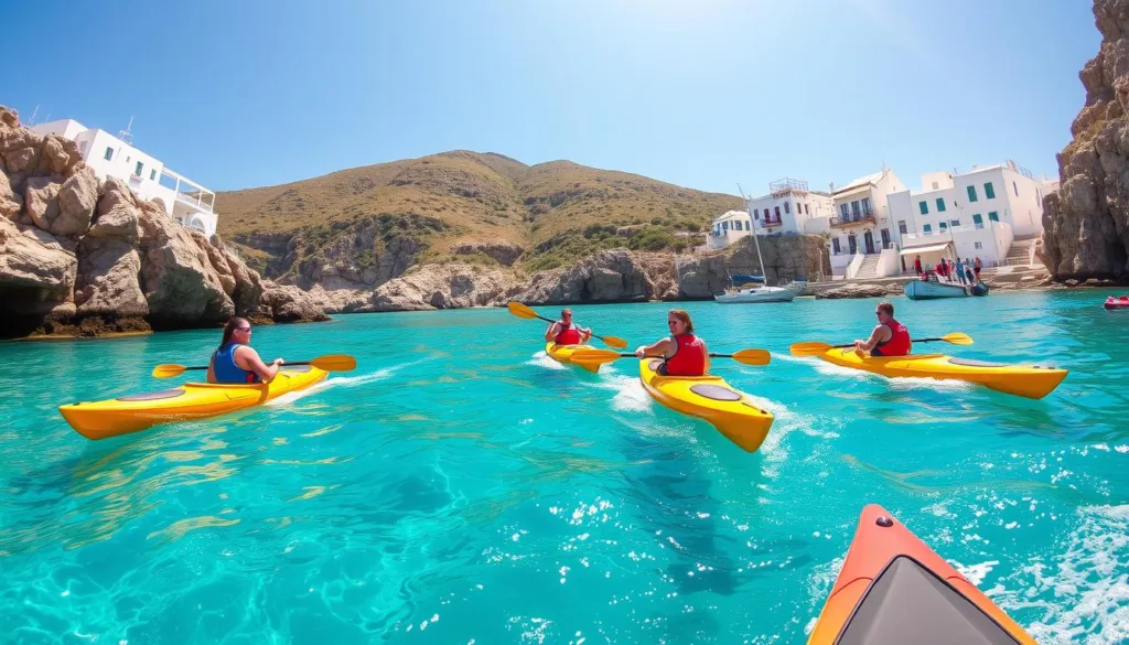 Kayaking in Mykonos