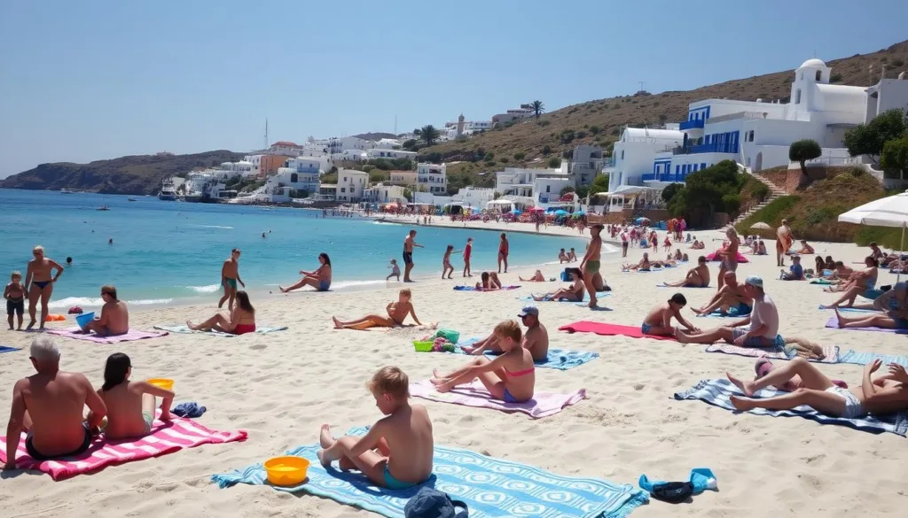 mykonos family activities