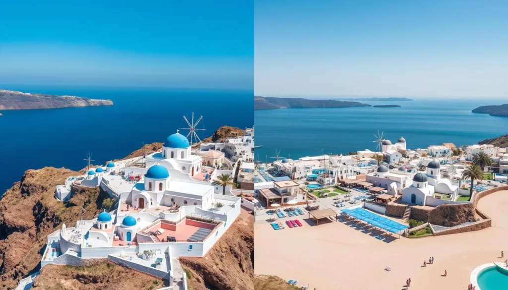 mykonos santorini