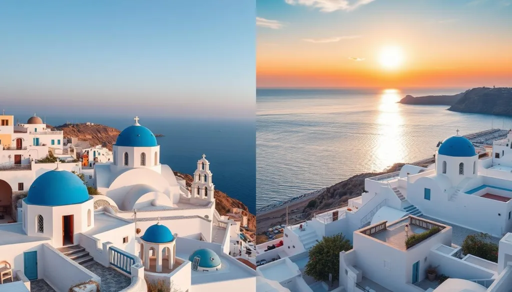 santorini vs mykonos