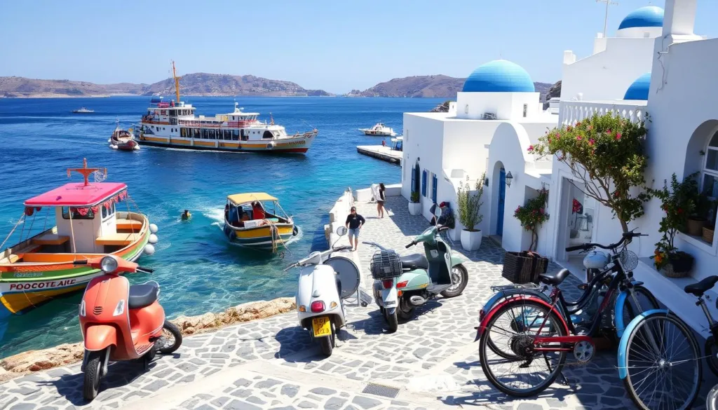 transportation in cyclades islands